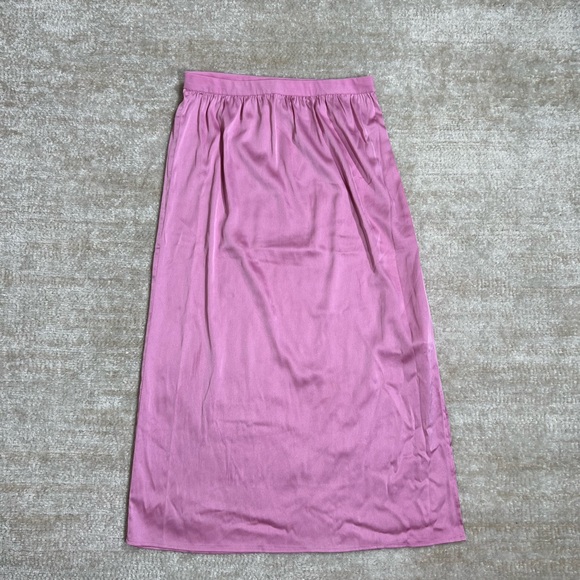 LoveShackFancy Aimee Satin Midi Skirt - Picture 5 of 11